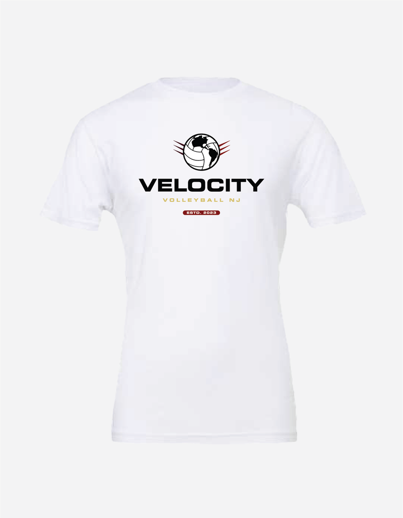 Velocity Volleyball 24 - White Tee V1