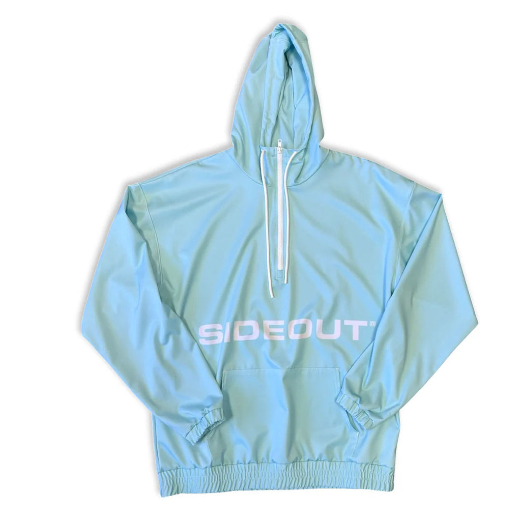 Essentials Solid Quarter Zip Windbreaker Hoodie