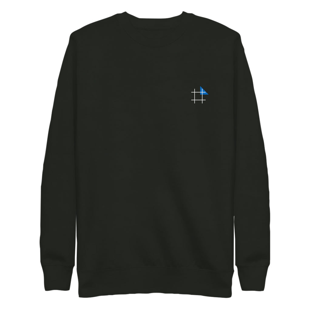 Icon Crewneck Black Sweatshirt