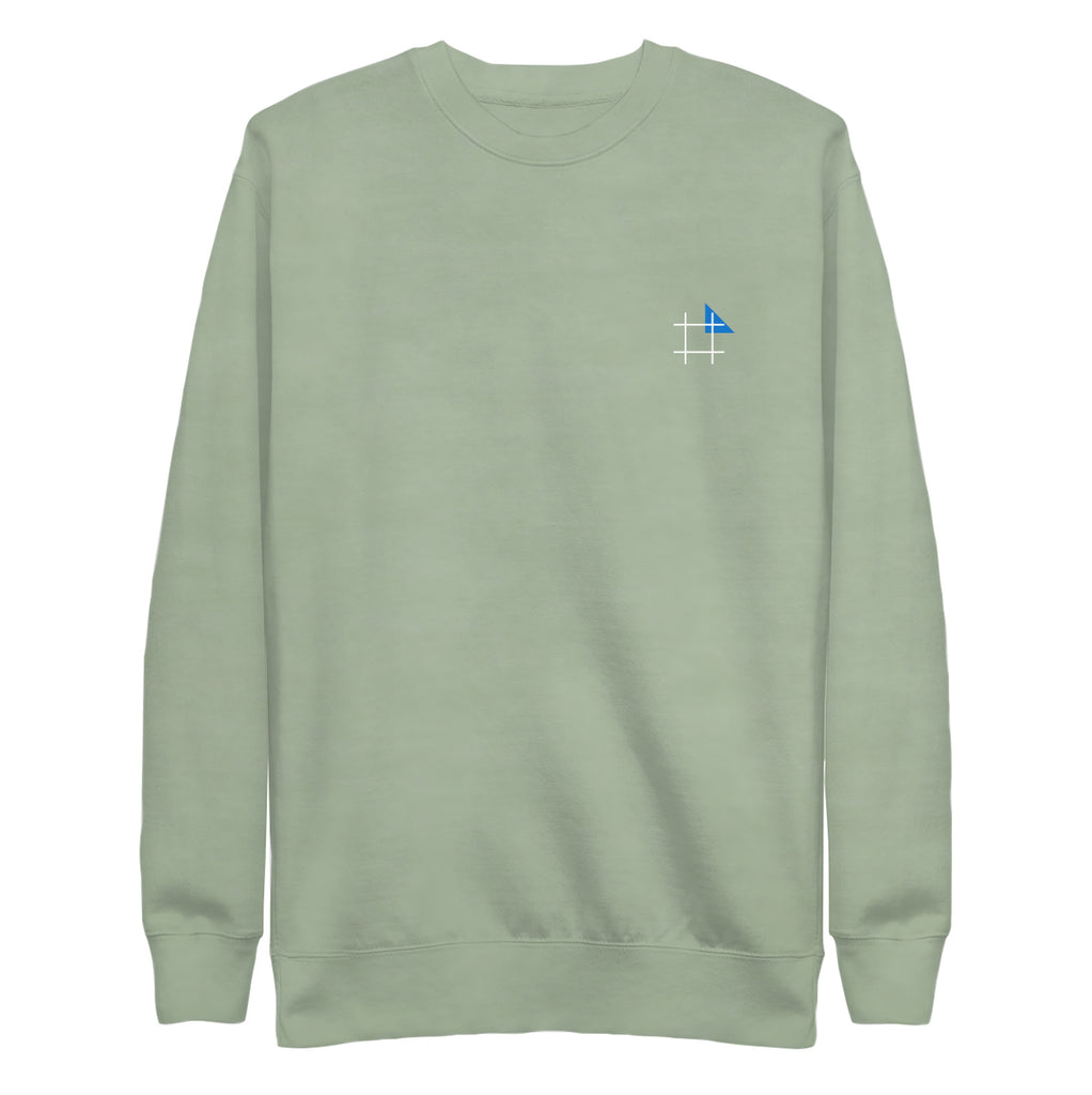 Icon Crewneck Green Sweatshirt