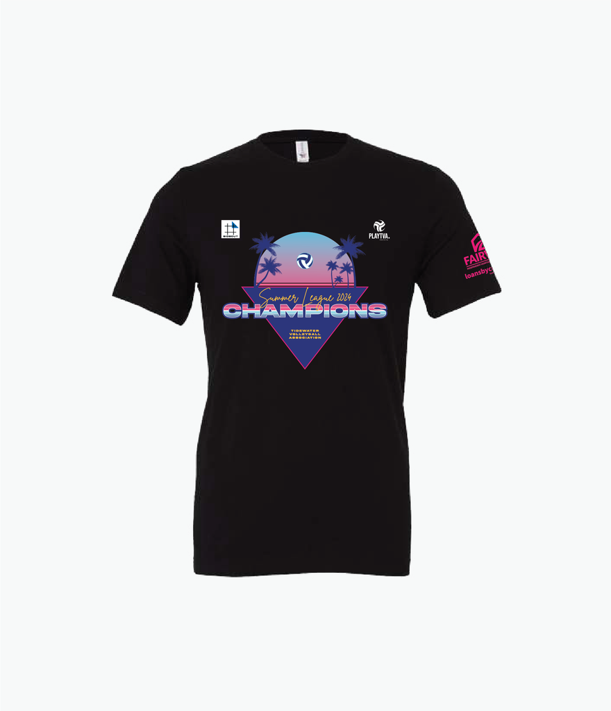 PlayTVA Champions Black Tee