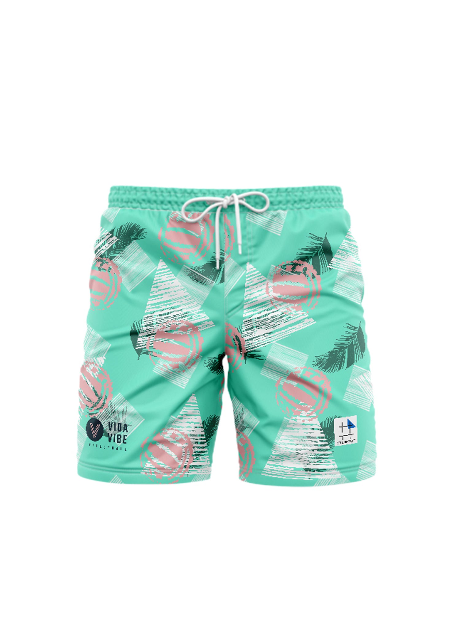 Sideout x Vidavibe Sea Foam Green Palm Days Volley Shorts – Sideout Sport